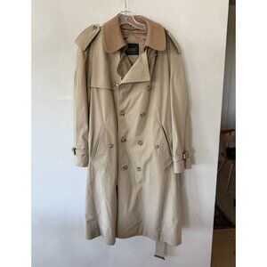 GLENSHIRE Fine Men’s Jacket Coat Double Breasted Overcoat Trench Coat 40 S